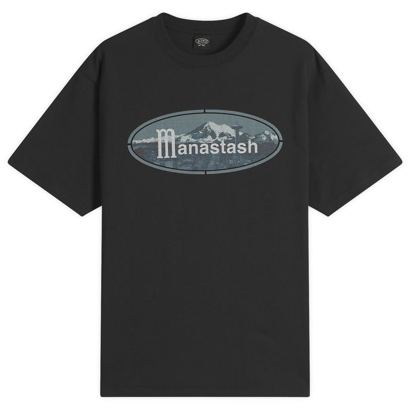 T-shirt Manastash Manastash Ridge Logo T-Shirt, Size Small Sort | 7925234001-010