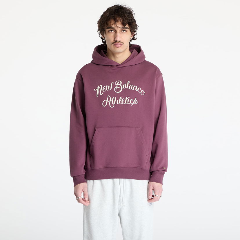 Sweatshirt New Balance Athletics Relaxed League Hoodie Lilla | MT51935FDP
