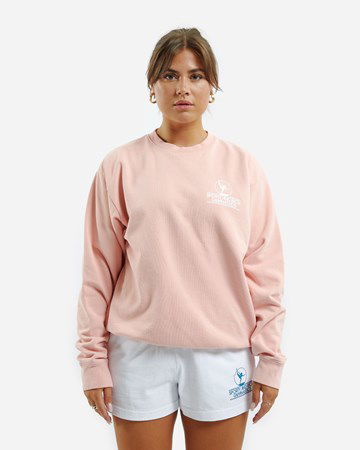 Sweatshirt Sporty & Rich Gymnastics Crewneck Lyserød | CR481RO, 1