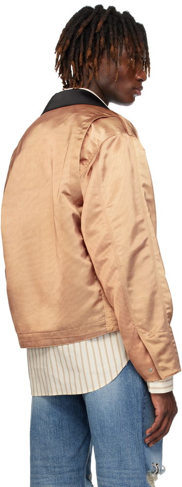 Bomberjakke We11done We11done Printed Work Jacket Brun | WD-JK0-25-038-M-BG, 2