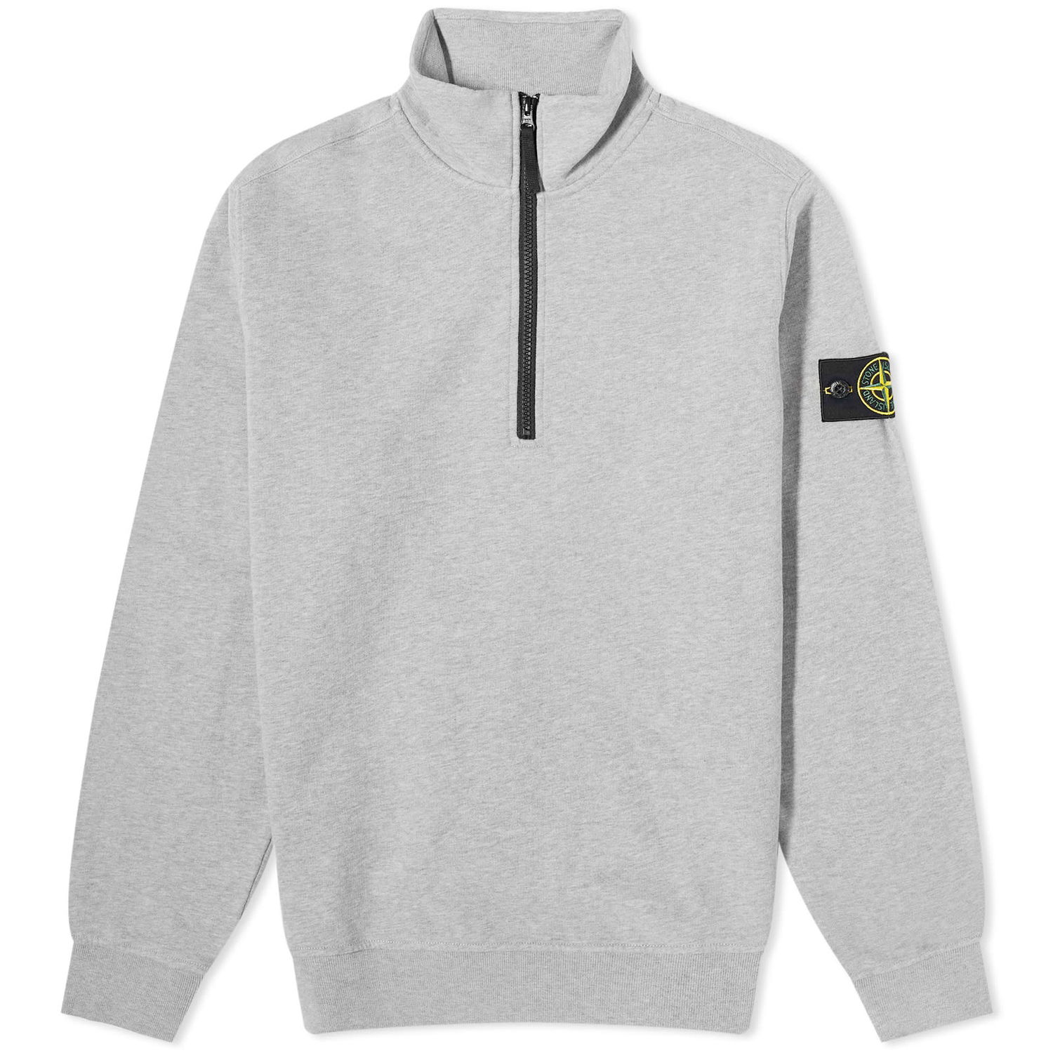 Sweater Stone Island Garment Dyed Half Zip Sweat Grå | 7915627-V0M64, 0