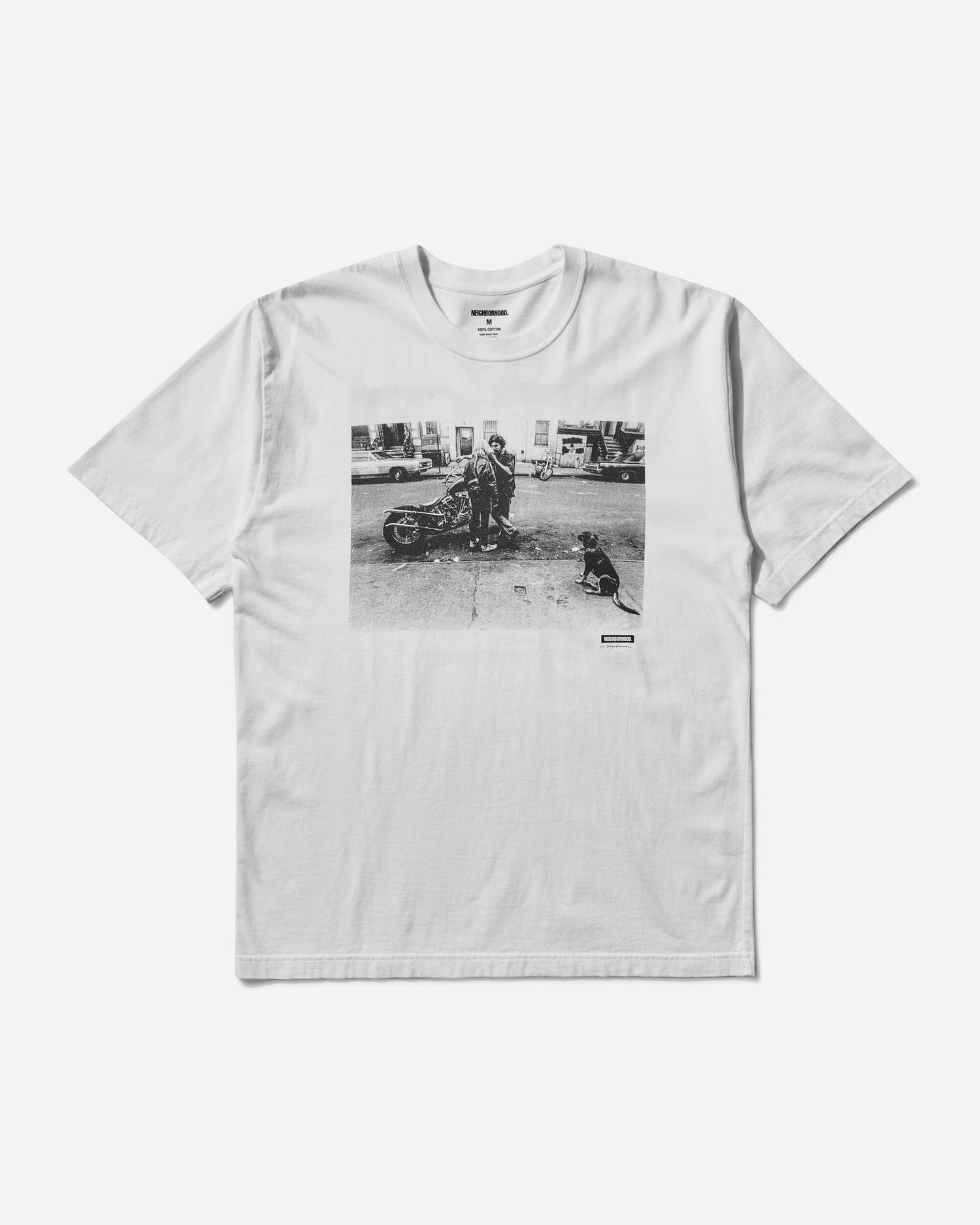T-shirt Neighborhood Osamu Nagahama SS-4 Graphic T-Shirt Hvid | 251PCNON-ST04 WH, 1