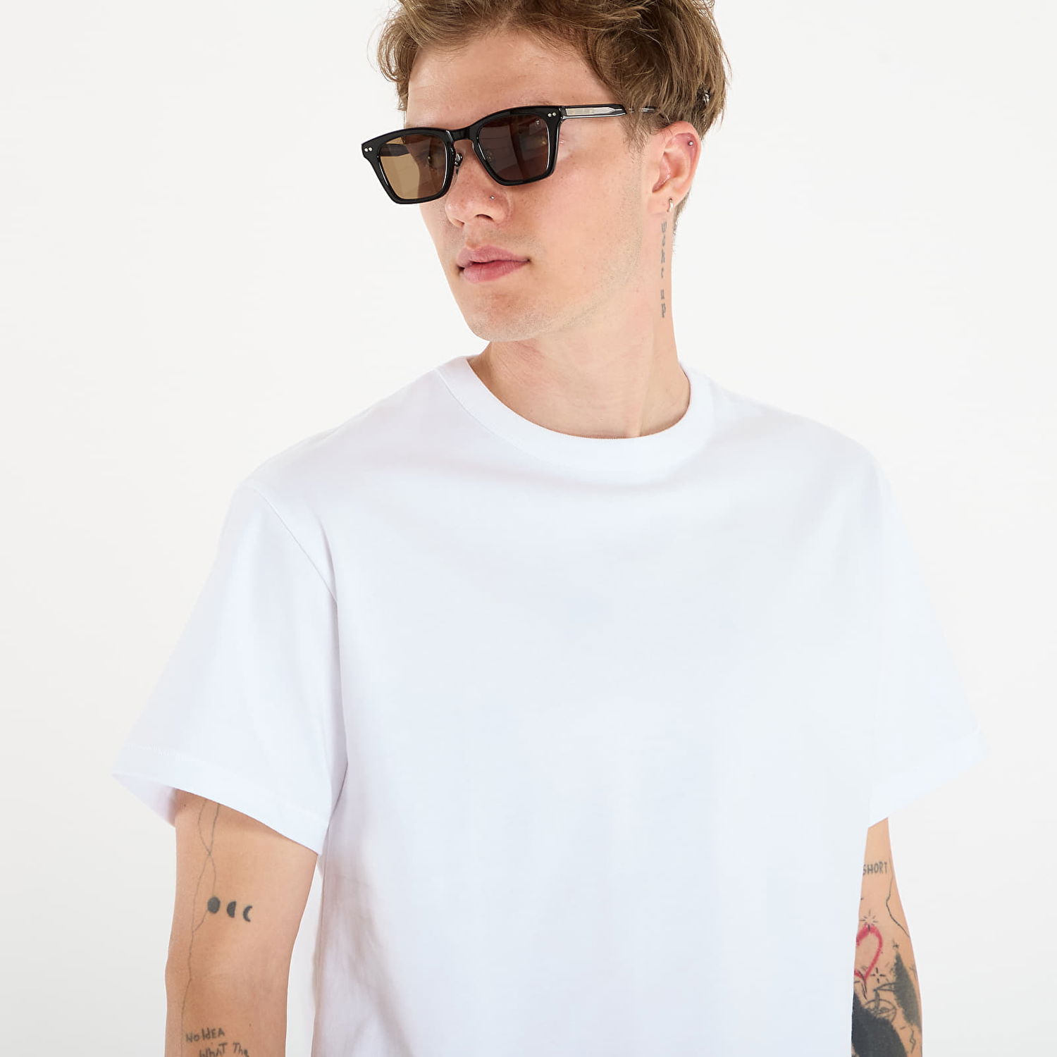 T-shirt Brain Dead Easy T-Shirt White Hvid | BDS25T00004780WH01, 1