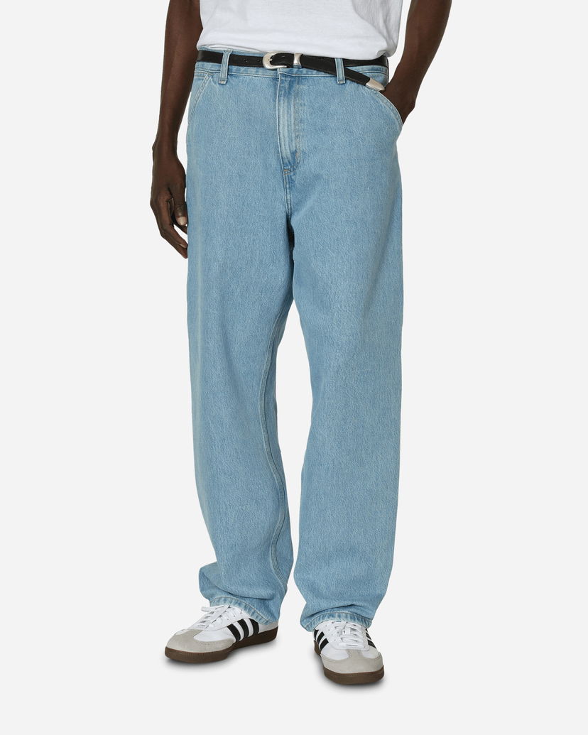Bukser Carhartt WIP Single Knee Pants Blue Blå | I032024W 01A332