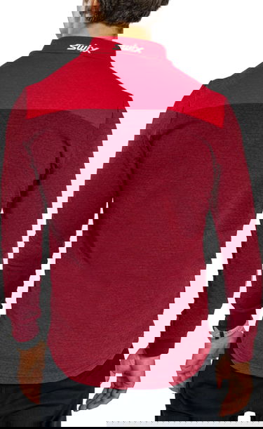 Sweatshirt SWIX Dynamic Midlayer Half Zip Pullover Rød | 10079-23-94306, 1