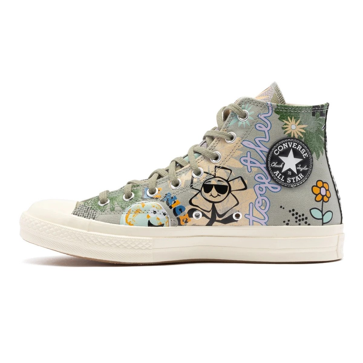 Sneakers og sko Converse Chuck 70 Floral Grå | 172935C, 0
