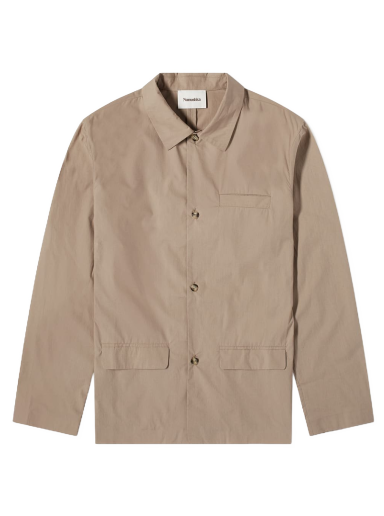 Jakke Nanushka Jao Shirt Jacket Beige | NM22PFSH00872