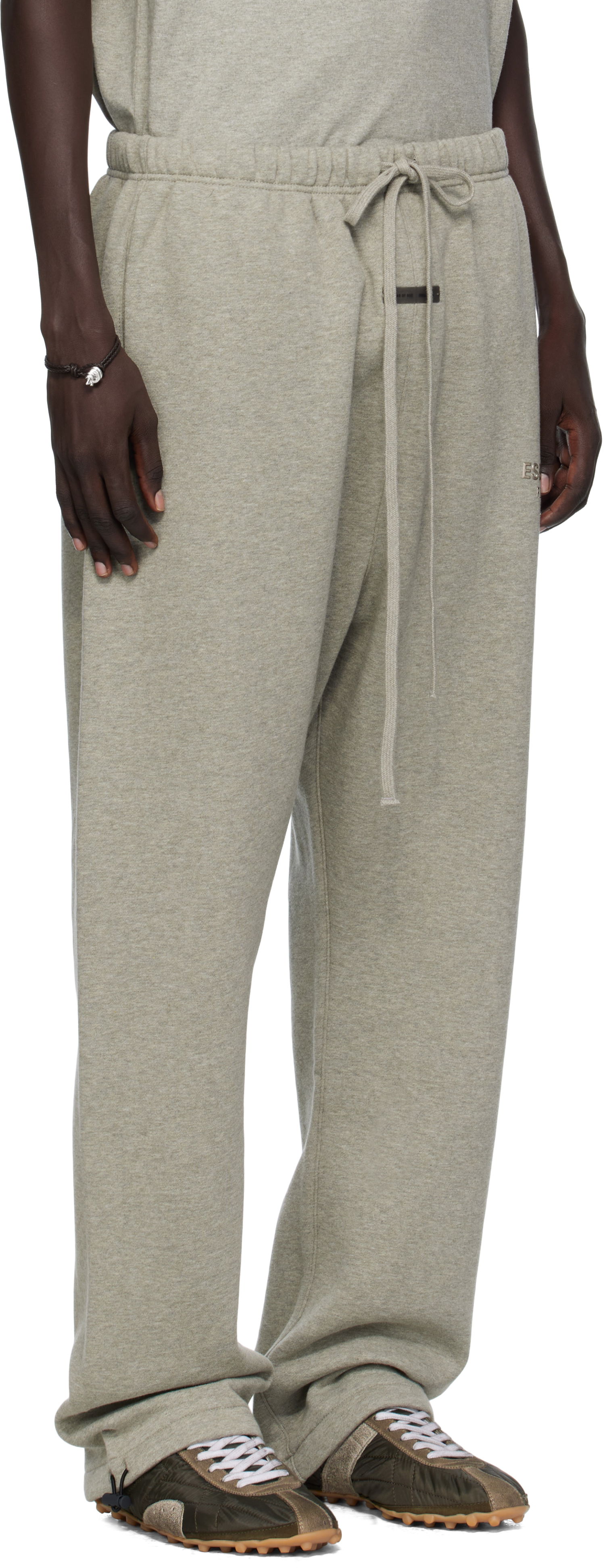 Joggingbukser Fear of God Fear of God ESSENTIALS Relaxed Fleece Sweatpants Grå | 130SP258225F, 1