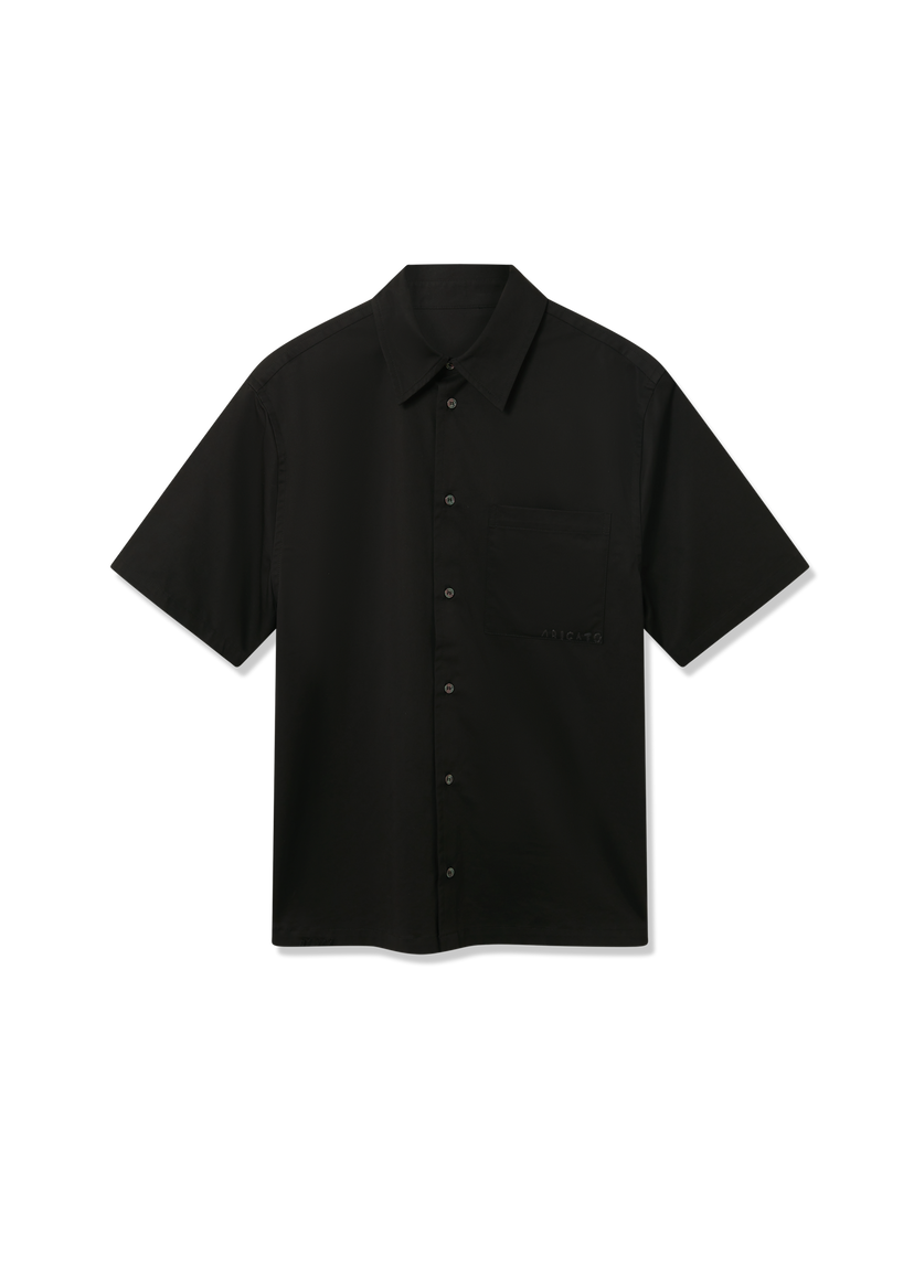 Skjorte AXEL ARIGATO Dylan Short-Sleeve Pocket Shirt Sort | A3354002