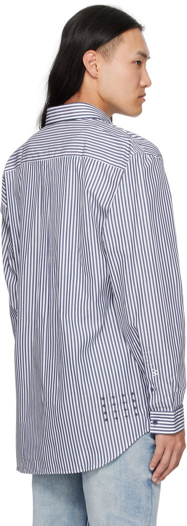 Skjorte Ksubi Ksubi KSignature Long Sleeve Shirt Blå | MFA25SH020, 2
