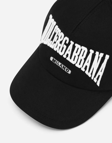 Kasket Dolce & Gabbana Dolce & Gabbana Twill Baseball Cap With Logo Sort | LB4H80G7N1NN0000, 2