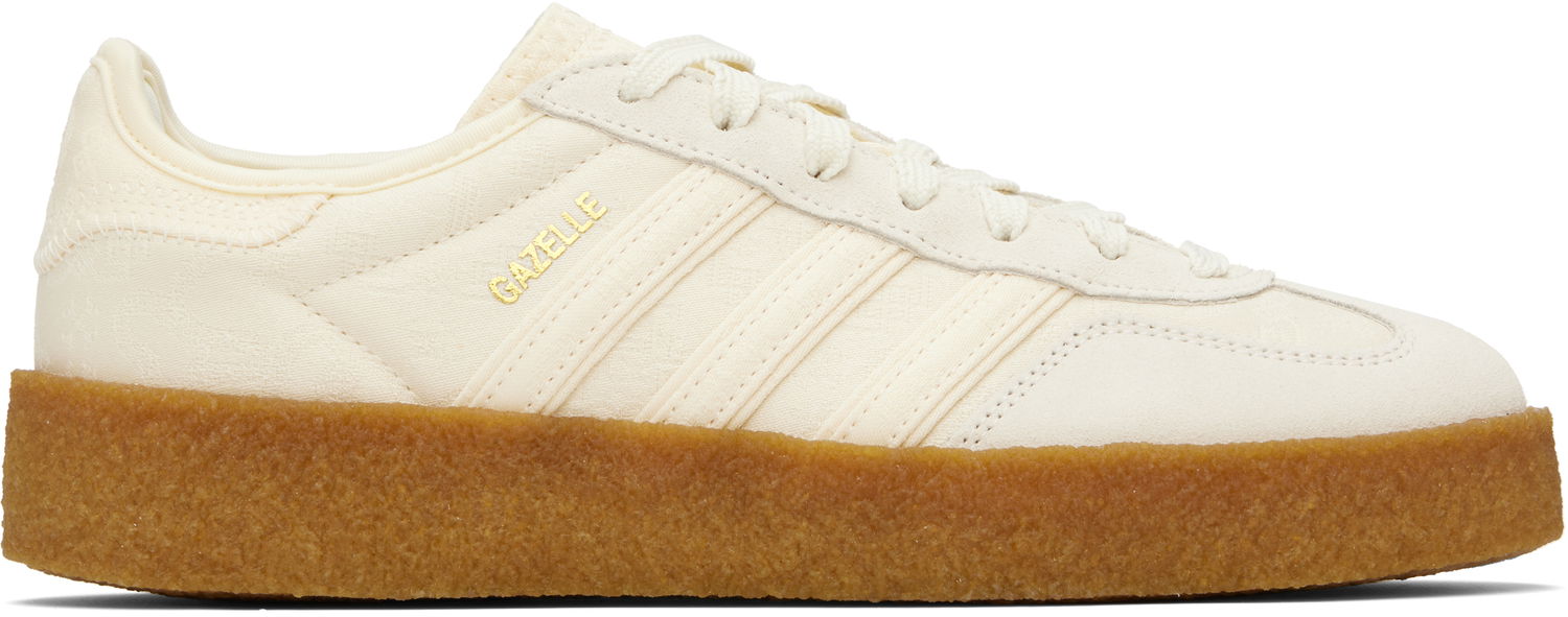 Sneakers og sko adidas Originals CLOT × Gazelle "Crew White" - Crepe Sole Pack Beige | JR5410, 0