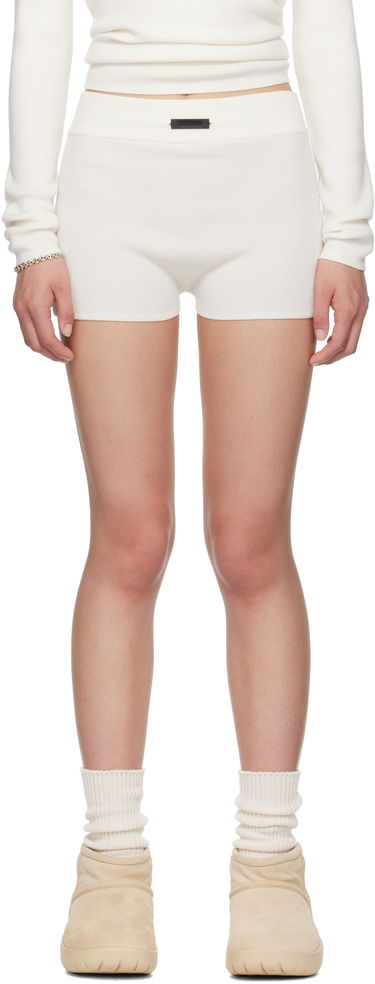 Boksere Fear of God Fear of God ESSENTIALS Soft Rib Knit Boxer Shorts Hvid | 192SP257704FW, 0