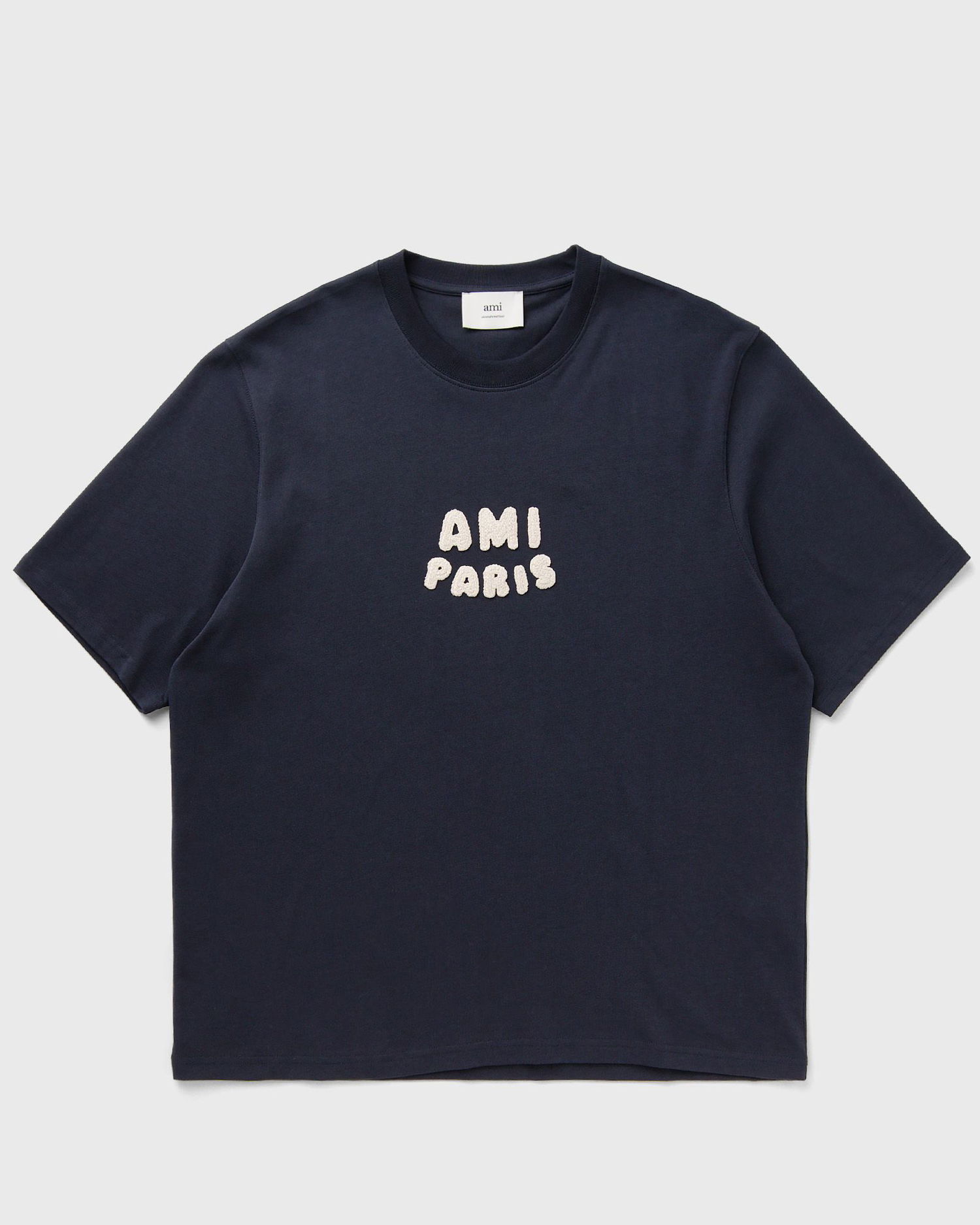 T-shirt AMI Ami Paris Boxy T-Shirt Mørkeblå | UTS075.726-4011, 1