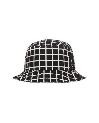 Hat Cav Empt Grid Bucket Hat Sort | CES19G07 BLACK, 1