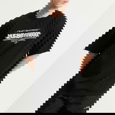 T-shirt Neighborhood Classic Logo T-Shirt Sort | 252PCNH-ST01-BLK, 2