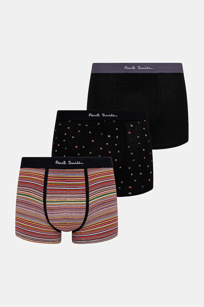 Boksere Paul Smith Mixed Pattern Boxer Shorts 3-Pack Flerfarvet | M1A.914.T3PK78