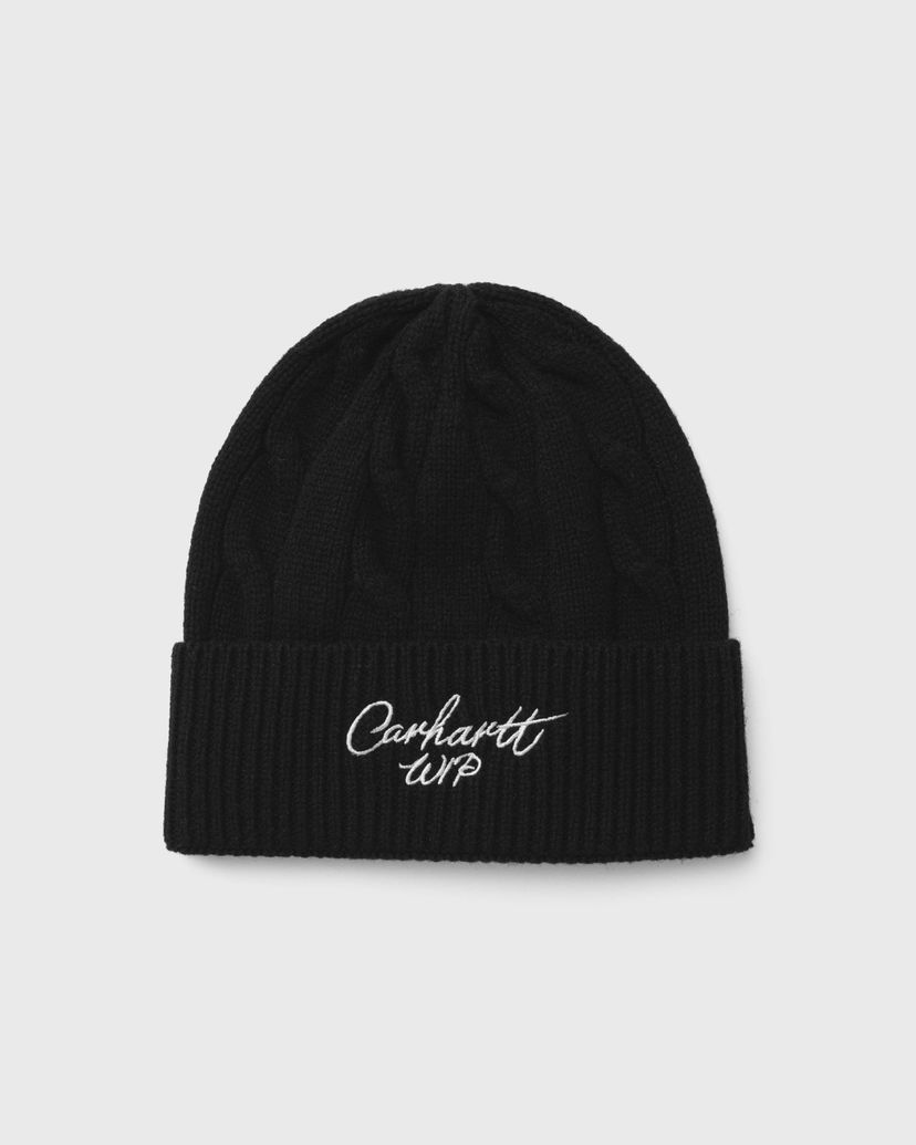 Beanie Carhartt WIP Signature Cable Beanie Sort | I035464-1T8.XX