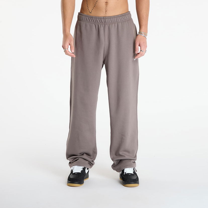 Joggingbukser Nike Solo Swoosh Fleece Open-Hem Sweatpants Brun | HV1090-289