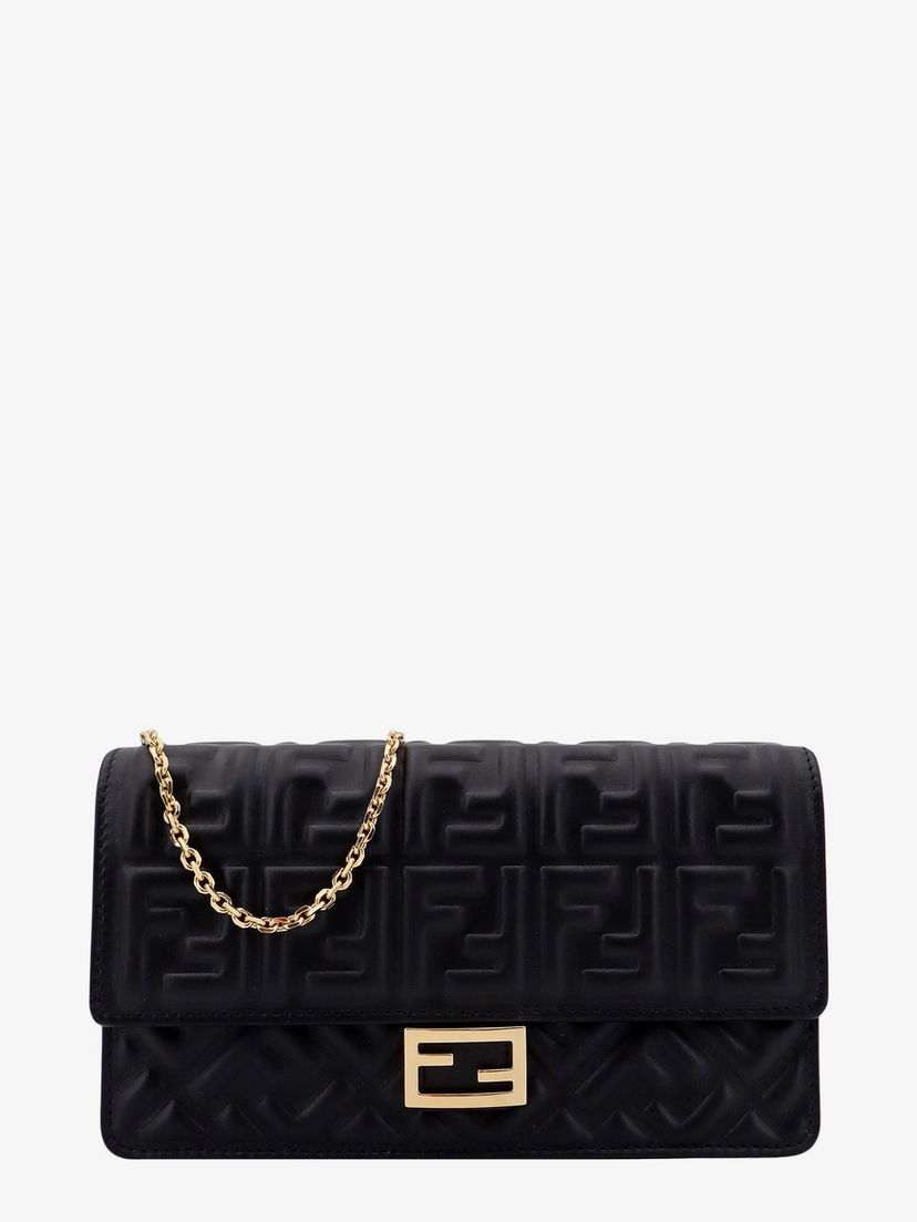 Håndtaske FENDI Fendi Baguette Wallet on Chain Sort | 8M0498AAJDF0KUR