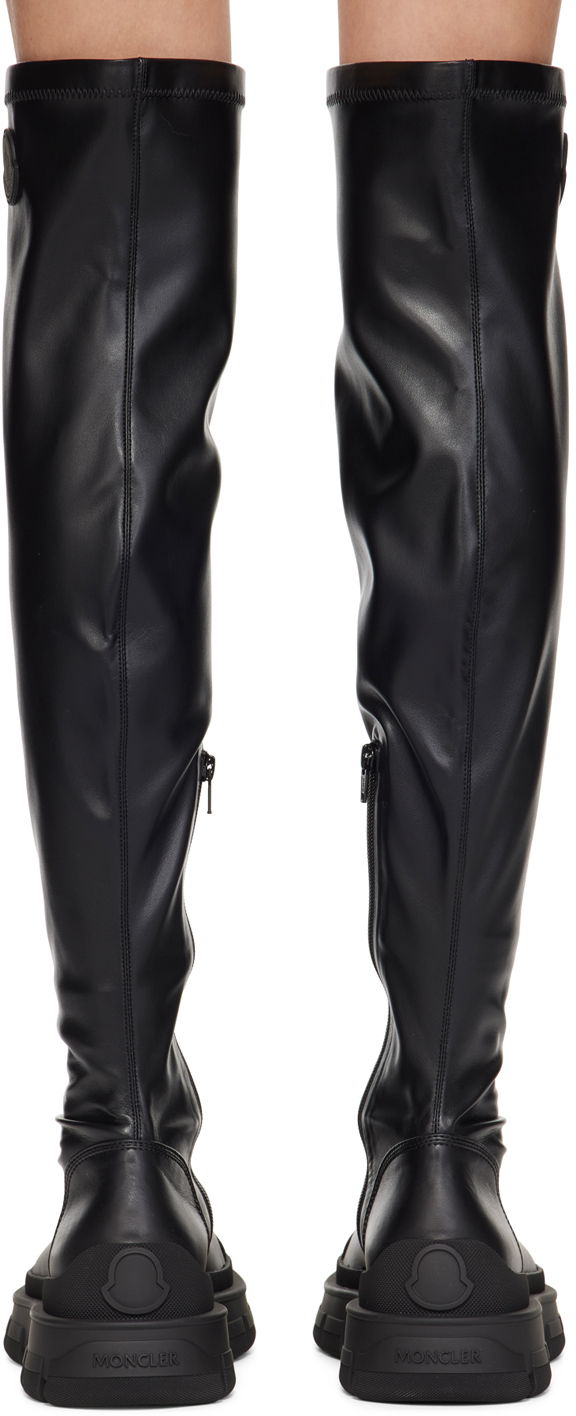 Tøj Moncler Moncler Hevea High Tall Boots Sort | J209B4G00060M4369, 1