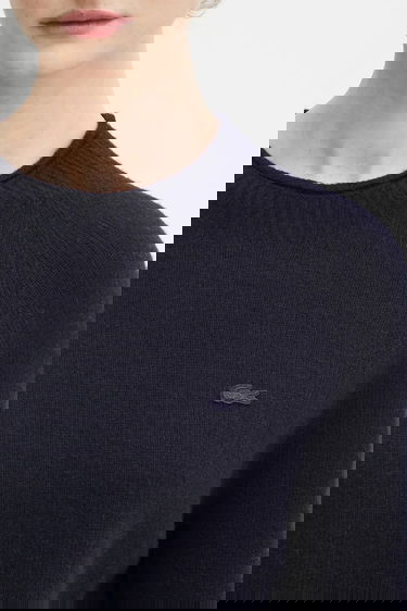 Sweater Lacoste Lacoste Wool Sweater Mørkeblå | AF4160, 3