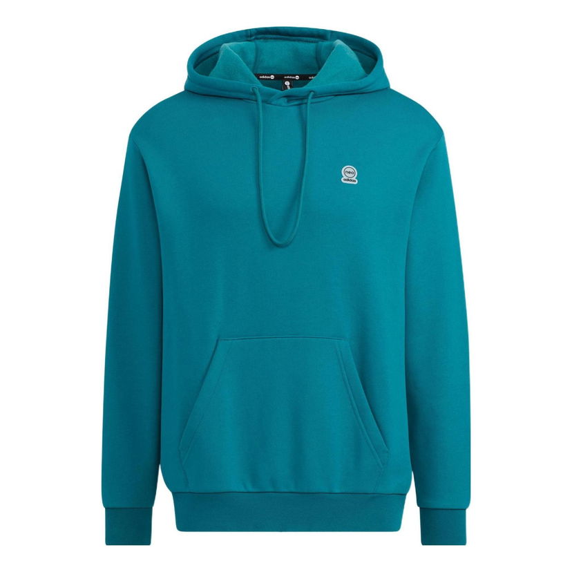 Sweatshirt adidas Originals Neo Logo Hoodie Turkis | HN6643