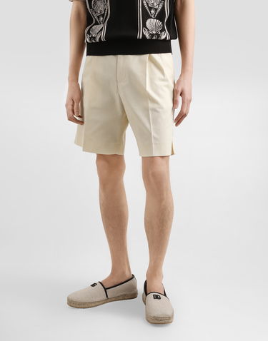 Shorts Dolce & Gabbana Dolce & Gabbana Gabardine Bermuda Shorts Beige | GW0MAZFU6ZEW3796, 3