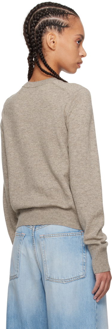 Sweater Acne Studios Acne Studios Yak Wool Cardigan Beige | A60559-, 2