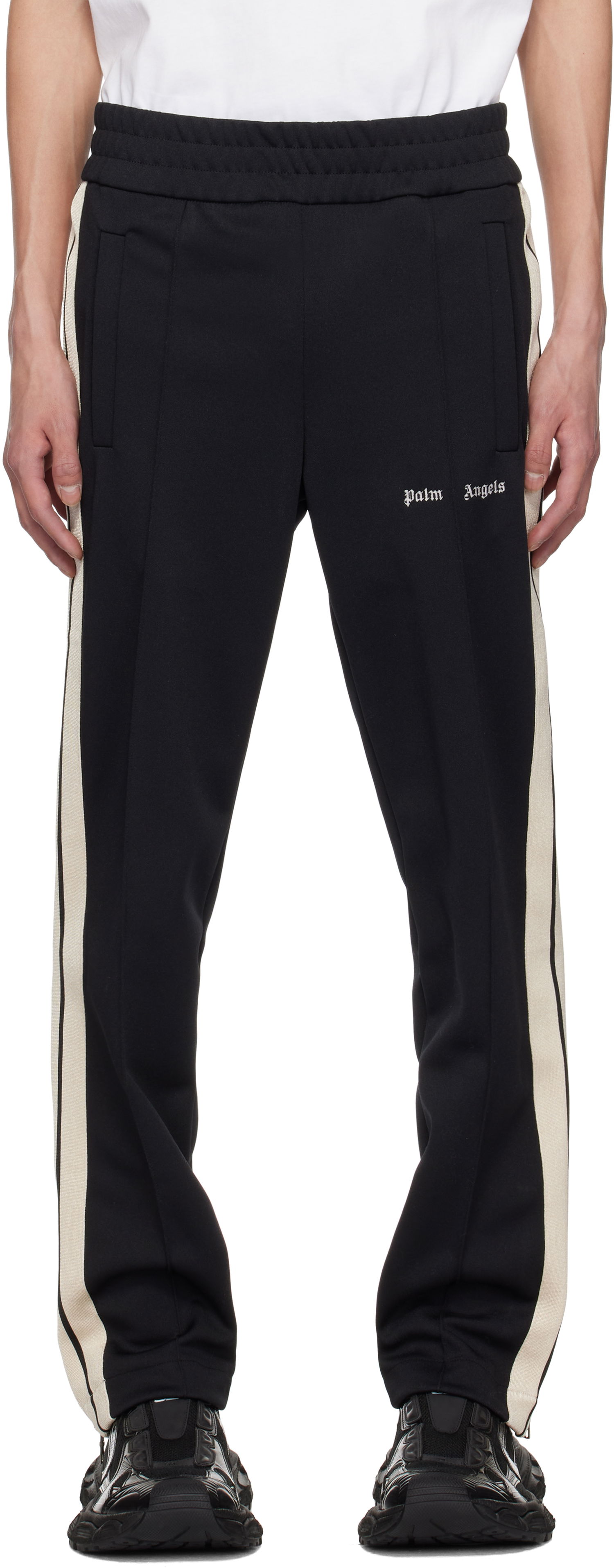 Joggingbukser Palm Angels Palm Angels Classic Logo Track Pants Sort | PMCJ020C99FAB0021003, 0