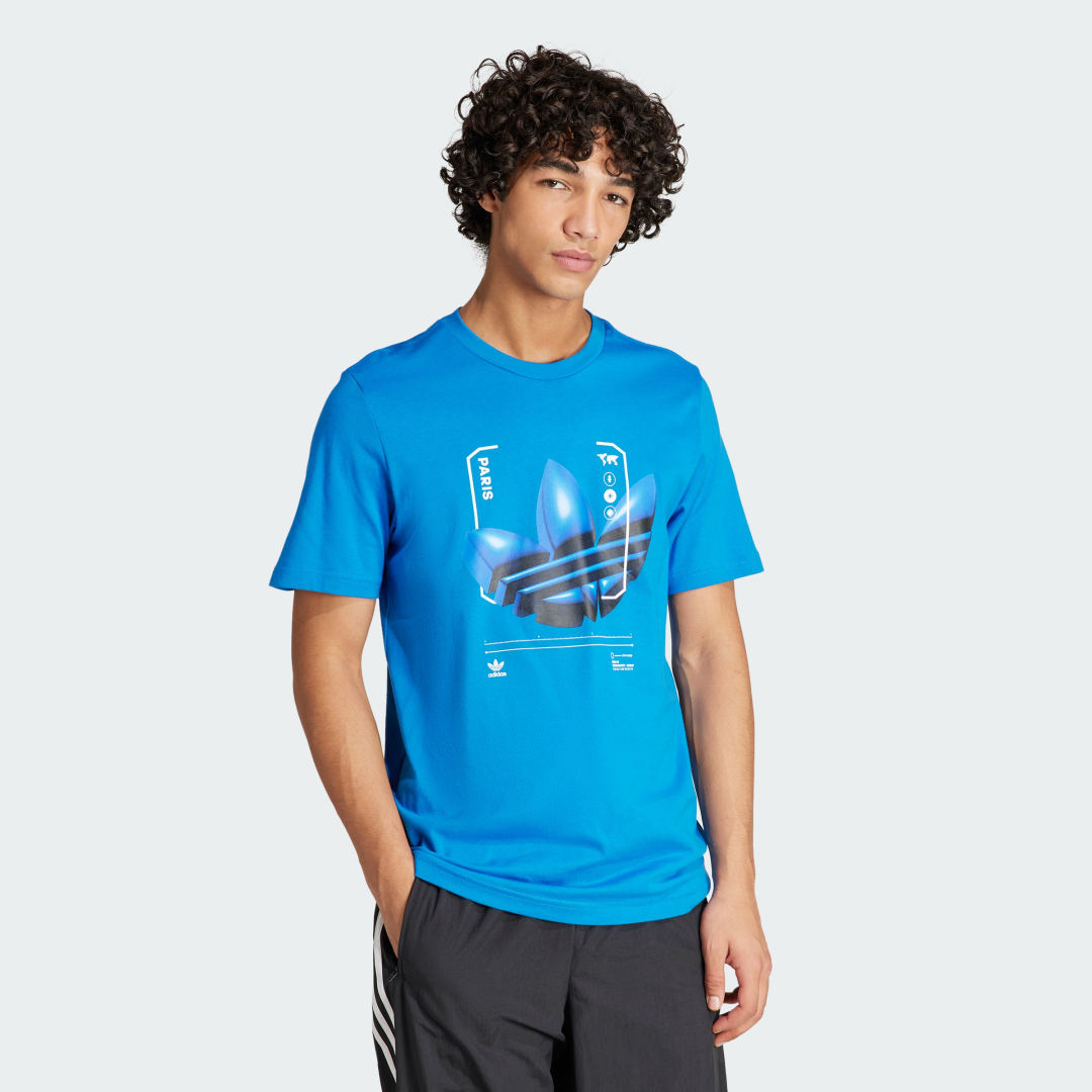 T-shirt adidas Originals Paris Graphic Blå | IX3072, 0
