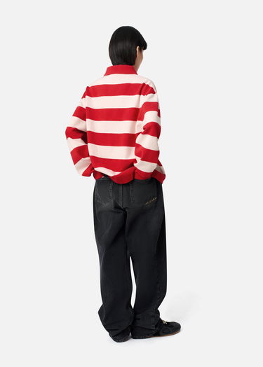 Sweater AXEL ARIGATO Frey Striped Knit Polo Sweater Flerfarvet | A3315004, 6