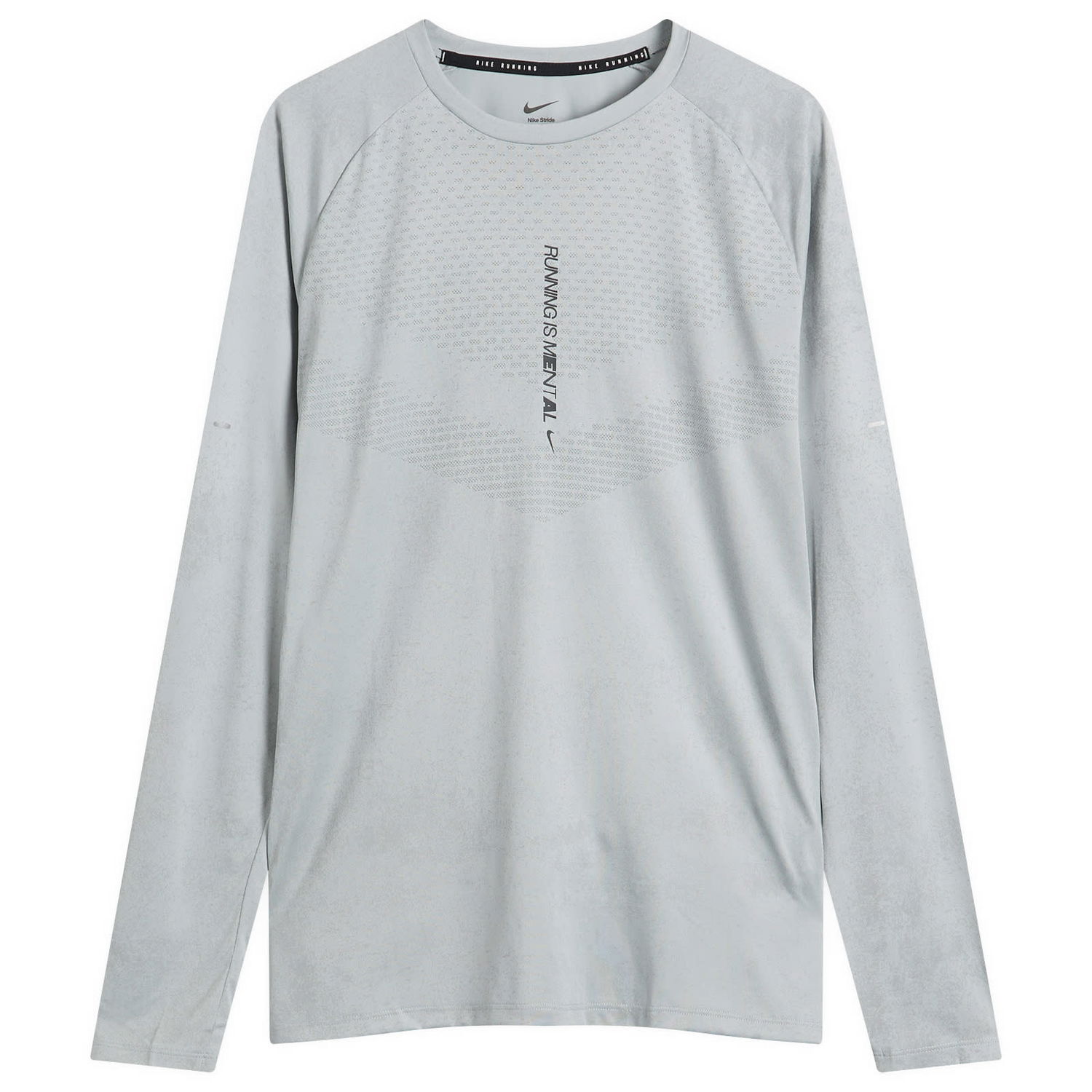 T-shirt Nike Stride Long Sleeve Running Top Grå | IM7836-077, 1