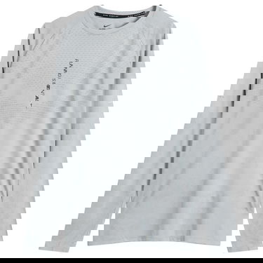 T-shirt Nike Stride Long Sleeve Running Top Grå | IM7836-077, 1