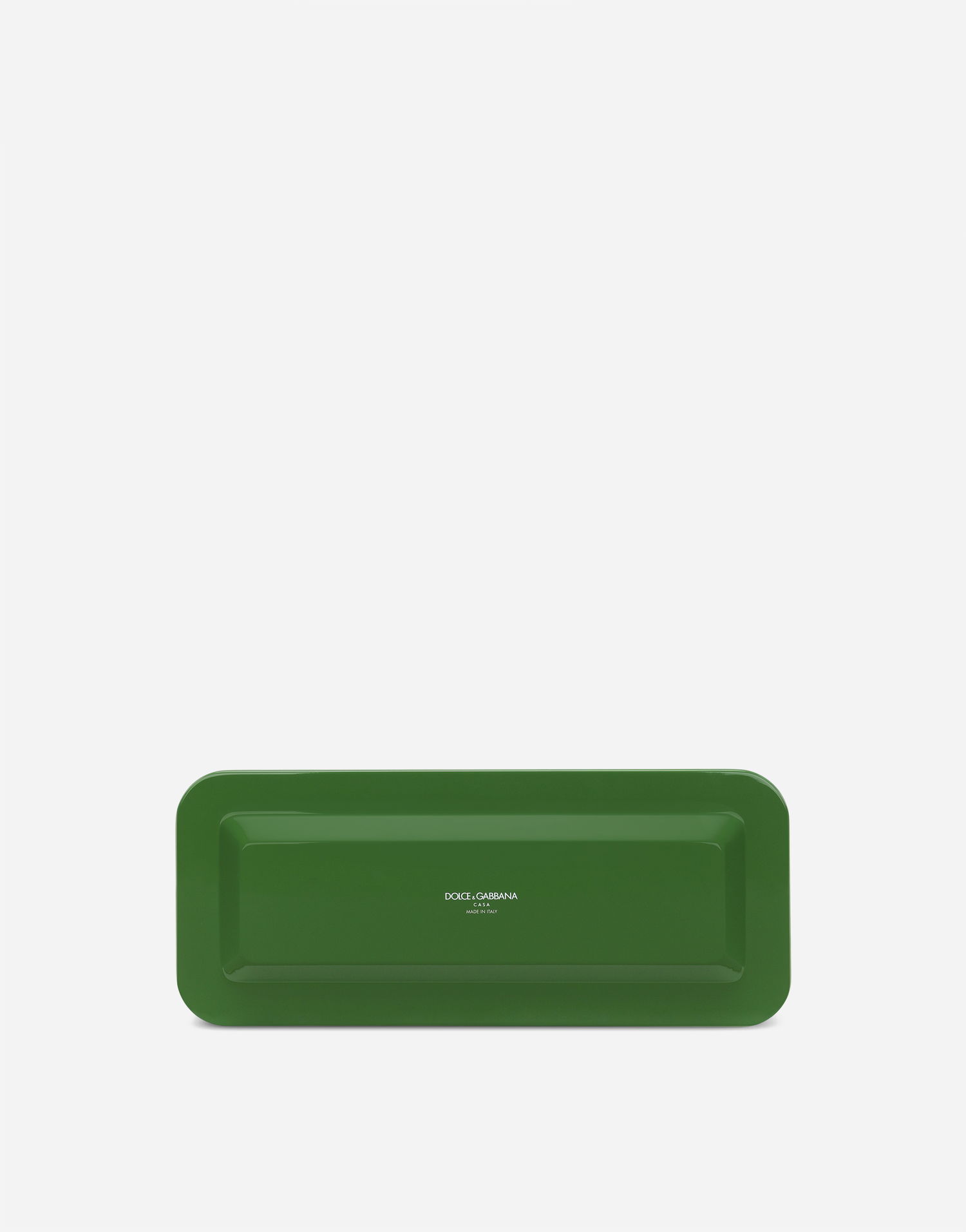 Home decor Dolce & Gabbana Dolce & Gabbana Small Rectangular Decorative Tray Grøn | TC0017TCA69UV001, 1