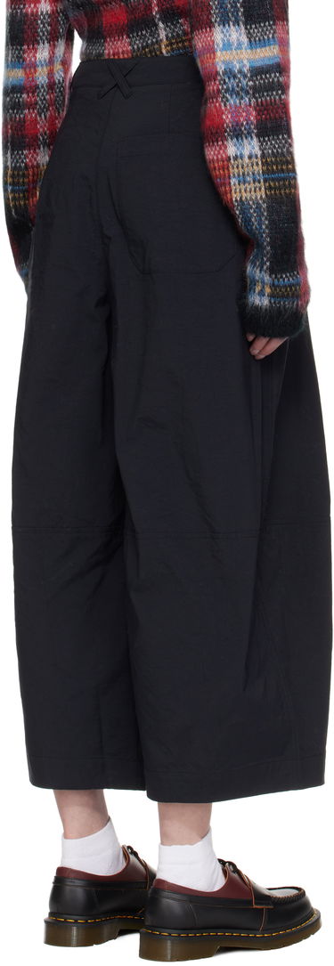 Bukser YMC YMC Deadbeat Pleated Trousers Mørkeblå | Q4XMD, 2