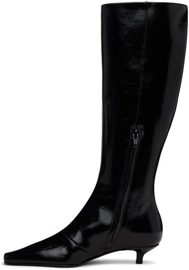 Kjole TOTEME Totême 'The Slim' Kitten Heel Knee-High Boots Sort | 241-WAS954-LE0046, 2