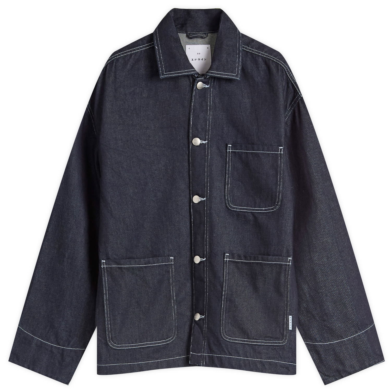 Jakke EDWIN Edwin Trembley Denim Jacket, Size Large Blå | I034987-0199, 0