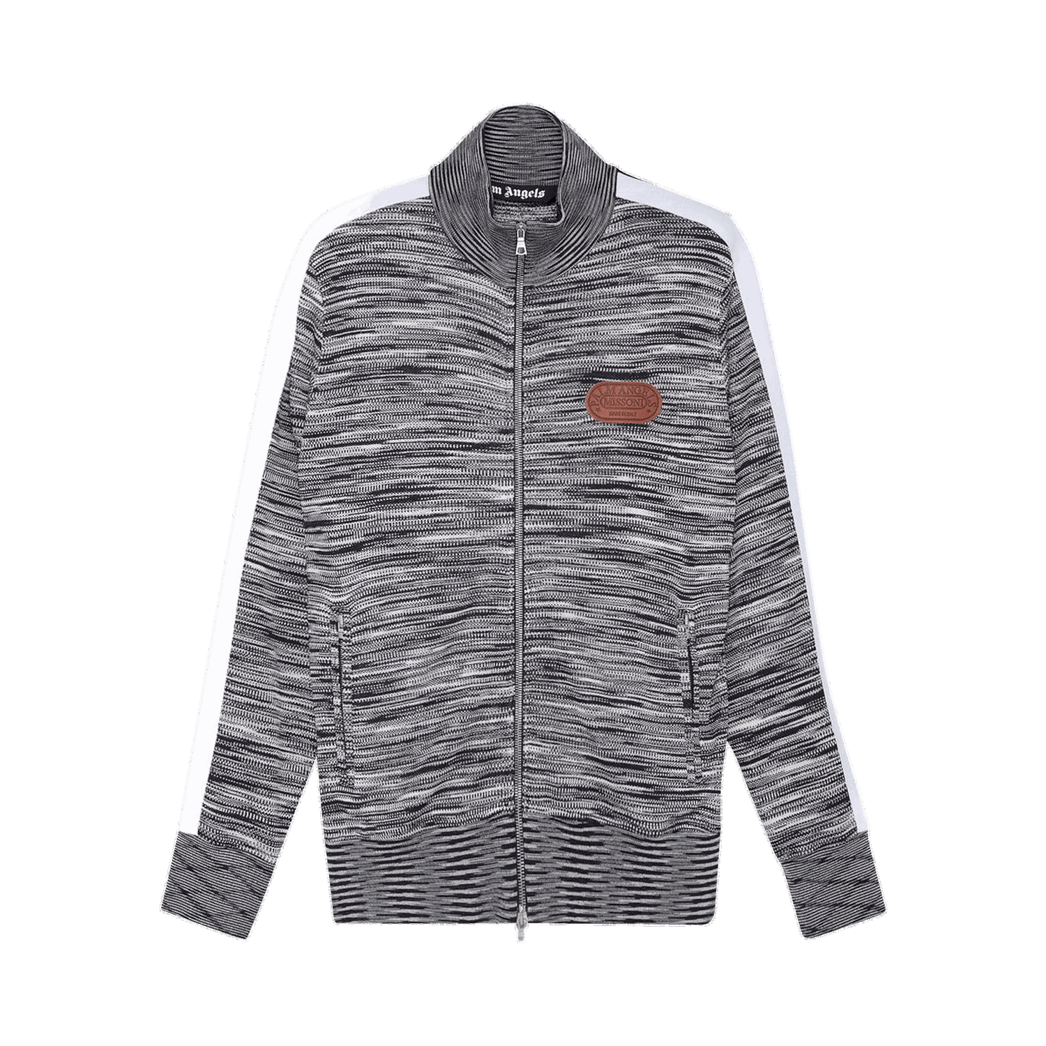 Jakke Palm Angels x Missoni Knitted Track Jacket Grå | PMHA028F21KNI0010860, 0