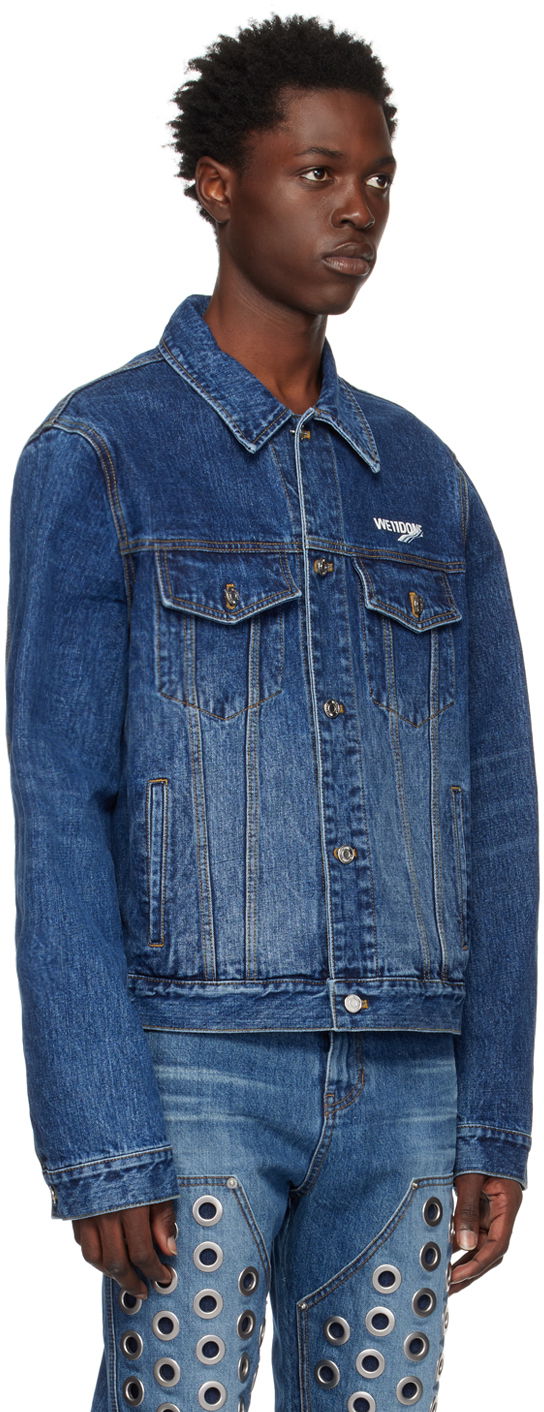Jakke We11done We11done Faded Denim Jacket Blå | WD-DJ3-22-318-U-BL, 1