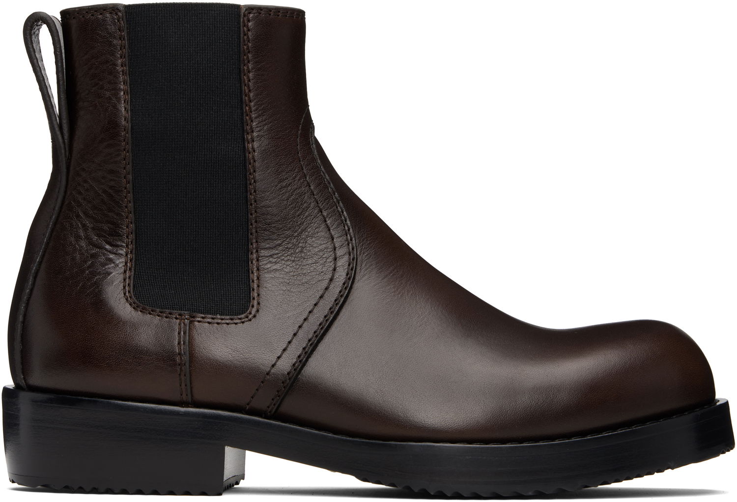 Sneakers og sko Dries Van Noten Dries Van Noten Leather Chelsea Boots Brun | 252-021703-105, 0