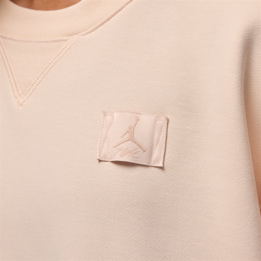 Sweatshirt Jordan Jordan Flight Fleece Crewneck Beige | FV7053-838, 2