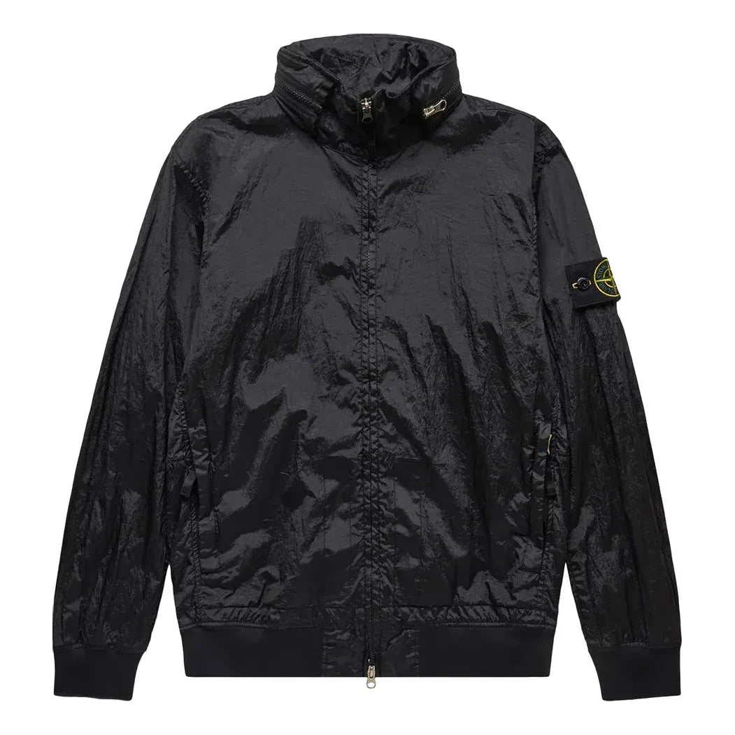 Bomberjakke Stone Island Compass Patch Bomber Jacket Sort | 781541920-V0029, 0