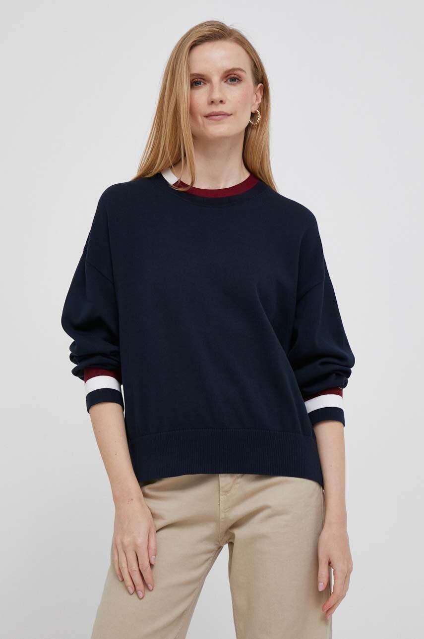 Sweater Tommy Hilfiger C-neck Sweater Mørkeblå | WW0WW39010, 0