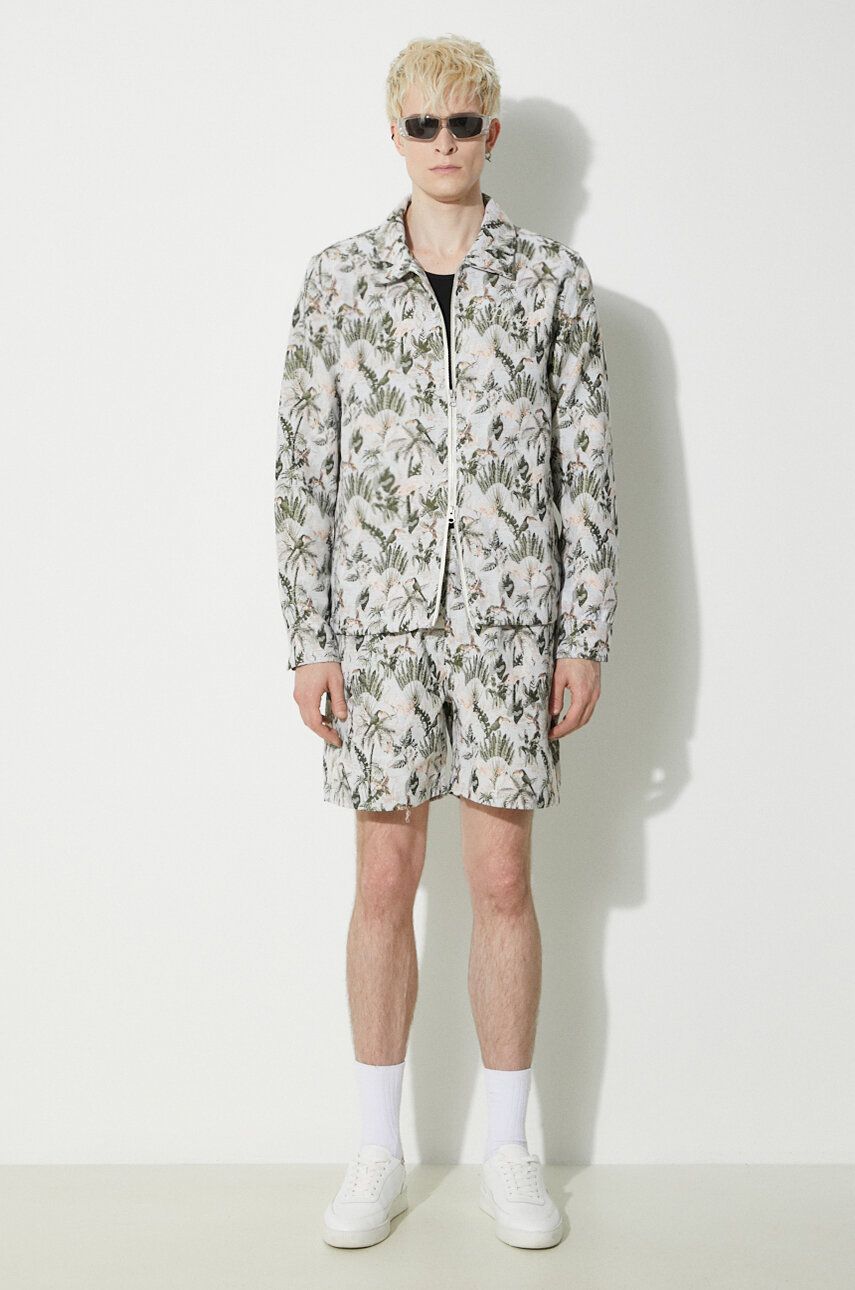 Shorts Pleasures Patterned Shorts Grøn | P24SP029.GREY, 1