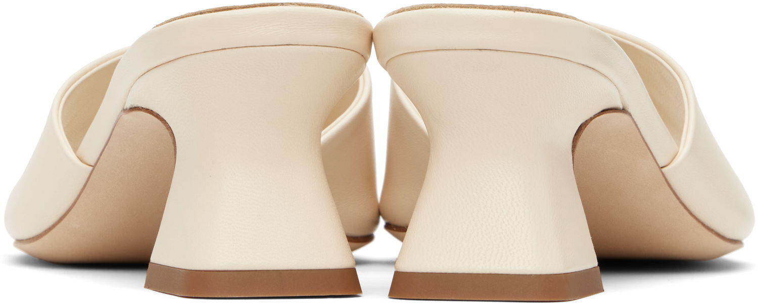 Tilbehør Aeyde Aeyde Ale Leather Mules Hvid | A11-HS-ARCS45TB142-SS25-100-007, 1