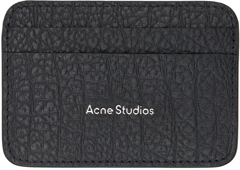 Tegnebog Acne Studios Leather Card Holder Sort | CG0245-