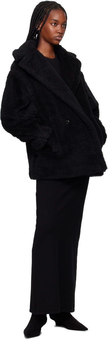 Frakker Max Mara Max Mara Fuxia Teddy Jacket Sort | 2511081041600, 3