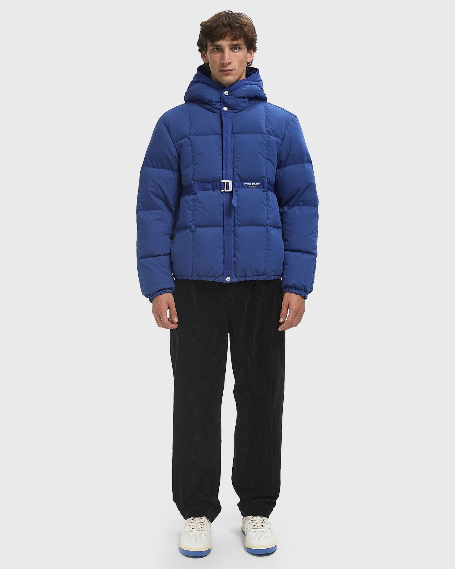 Puffer jakke Stone Island Stone Island Marina Hooded Puffer Jacket Blå | K2S154100081S0X24.V0022, 1