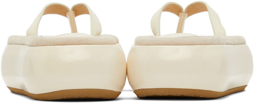 Tøj OSOI OSOI Boat Flip Flop Platform Slides Beige | 22SS030-03-04, 1